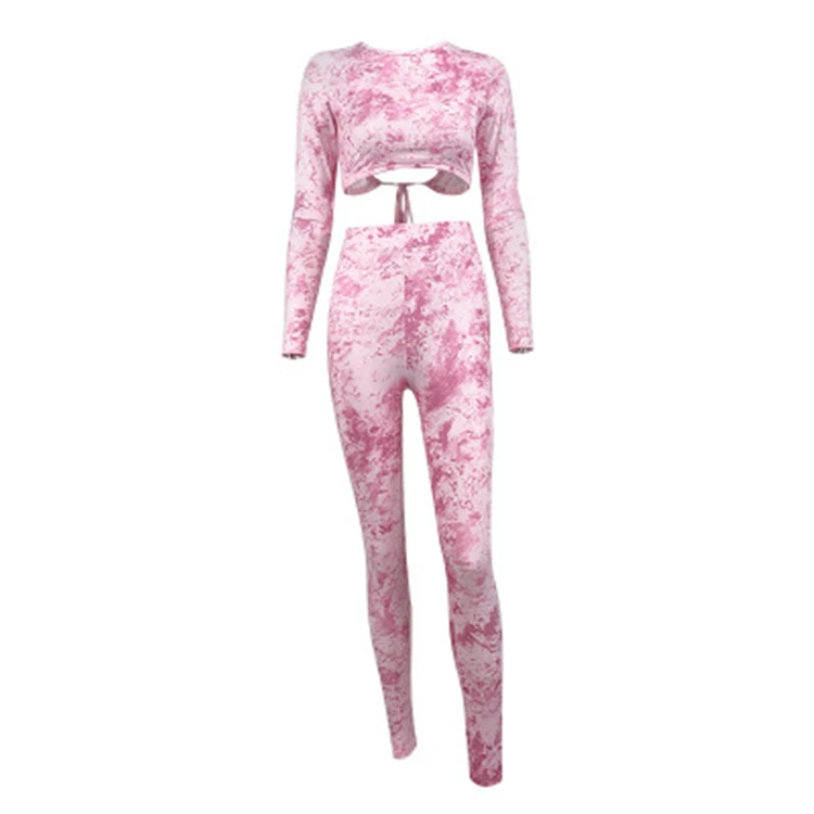 2piece set women sweatsuit tie-dye printing backless 2piece sweatpants and crop top, Picture
2piece set women sweatsuit tie-dye printing backless 2piece sweatpants and crop top, Picture