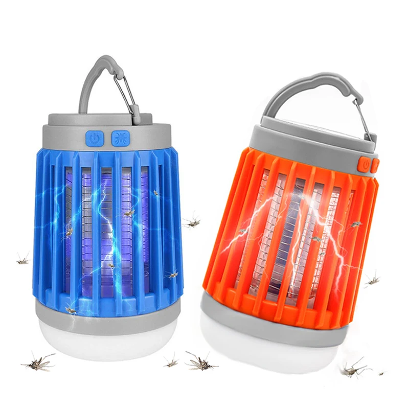 

Solar mosquito Killer Lamp Camping LED Electronic Insect Zapper Bug Moth Fruit Fly Killer Powerful Insect Trap for Outdoor