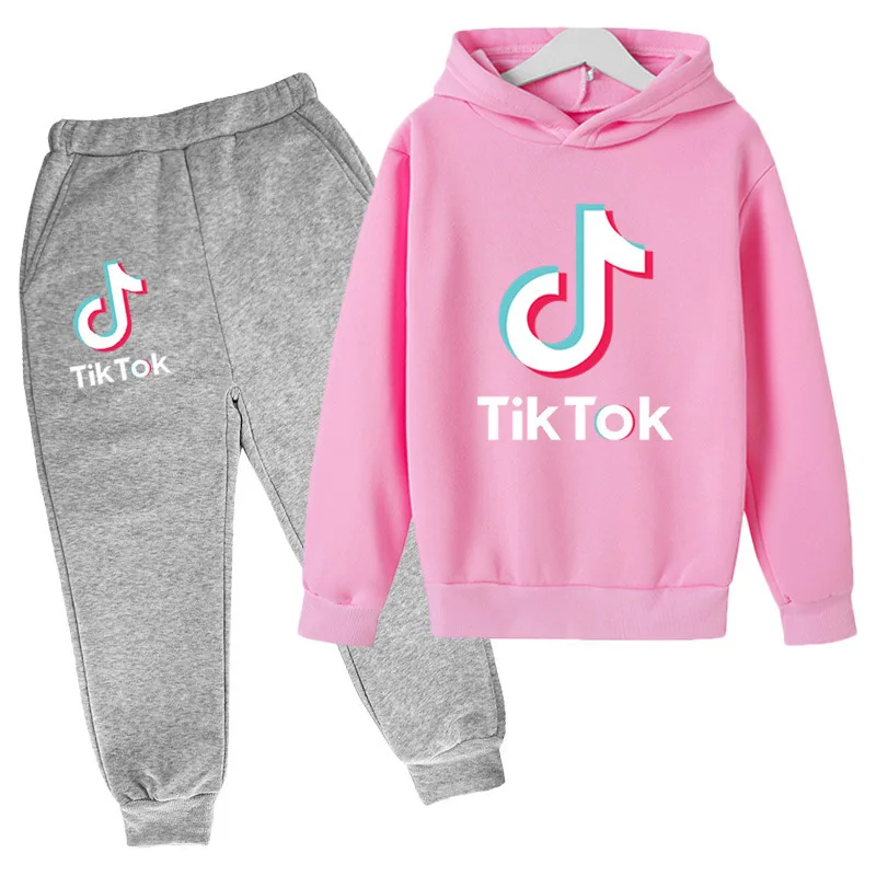 2021 Winter kids trendy girl boy tik tok hoodies and pants 2 piece set girls clothing suit can custom print tiktok other logo, White,black,red,pink,blue,yellow,
2021 Winter kids trendy girl boy tik tok hoodies and pants 2 piece set girls clothing suit can custom print tiktok other logo, White,black,red,pink,blue,yellow,