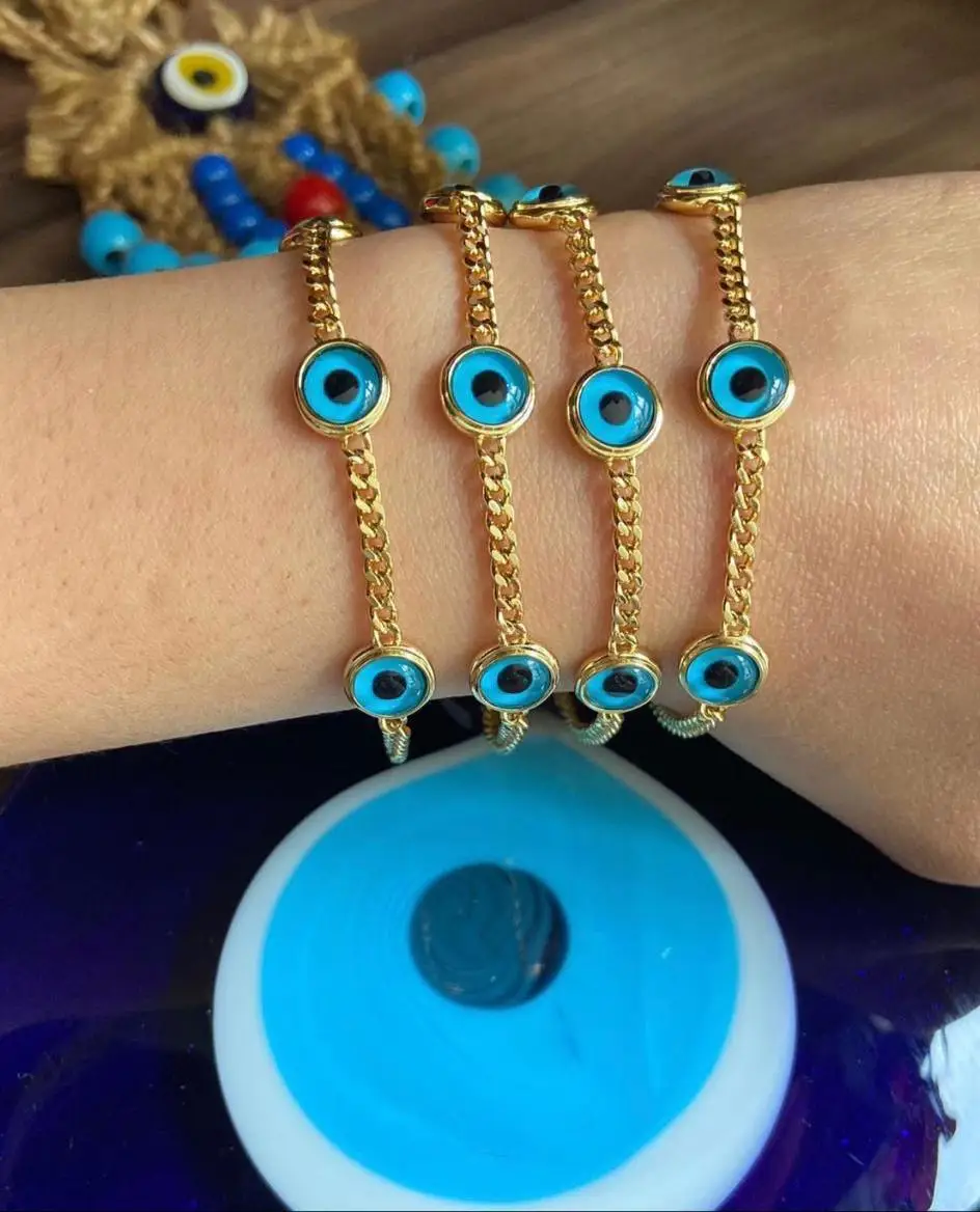 The new popular Devil's Eye Copper Chain Multicolor Variety Eyes Fashion Ladies Popular Daily Jewelry, Multi
The new popular Devil's Eye Copper Chain Multicolor Variety Eyes Fashion Ladies Popular Daily Jewelry, Multi