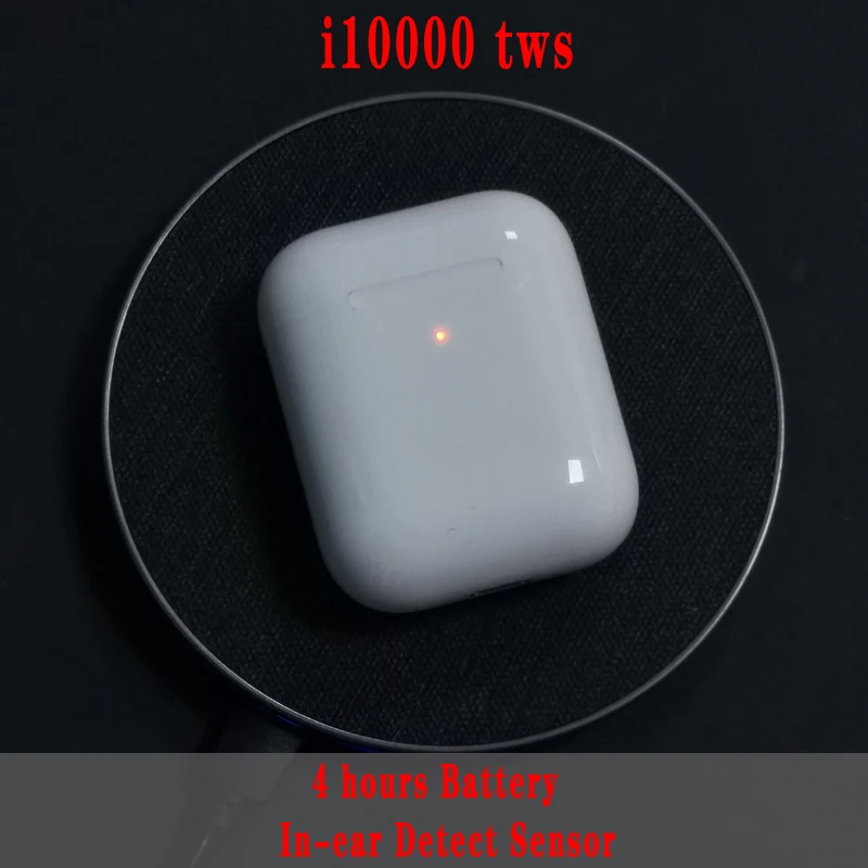 i10000 tws earphones wireless charging bluetooth 5.0 wireless earbuds Jerry6936D h1 chip 1:1 air 2 original tws i10000 - ANKUX.COM