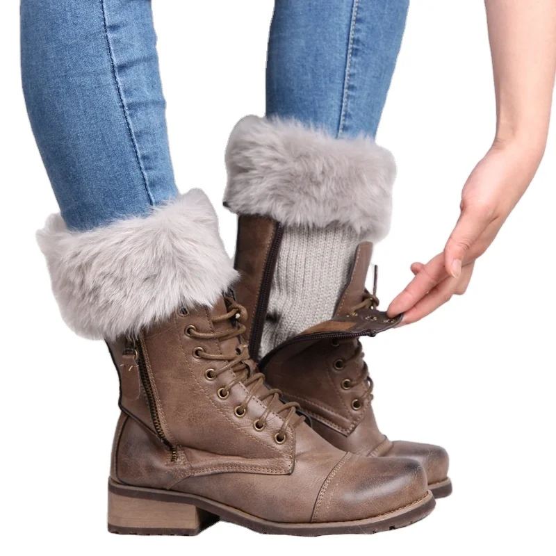 Women Winter Warm Crochet Knit Short Leg Warmer Short Boot Cuffs Socks Ladies Faux Fur Stretchy Socks
Women Winter Warm Crochet Knit Short Leg Warmer Short Boot Cuffs Socks Ladies Faux Fur Stretchy Socks