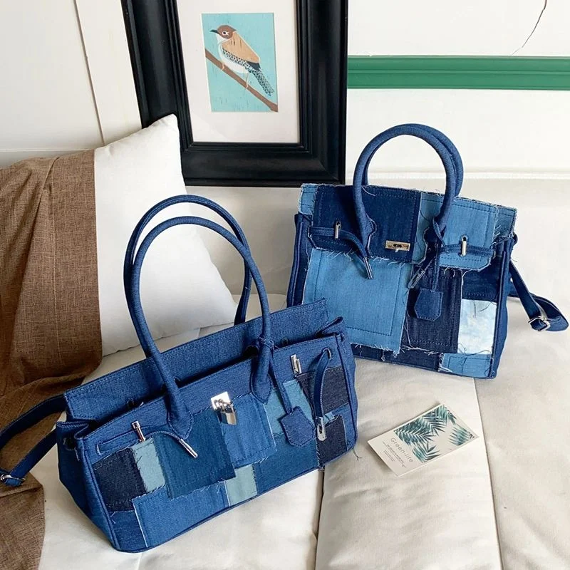 2021 Luxury Handbags For Women Jean Hand Bags Ladies Fashion Cooler Purse Design Big Travel Leather Casual Denim
2021 Luxury Handbags For Women Jean Hand Bags Ladies Fashion Cooler Purse Design Big Travel Leather Casual Denim