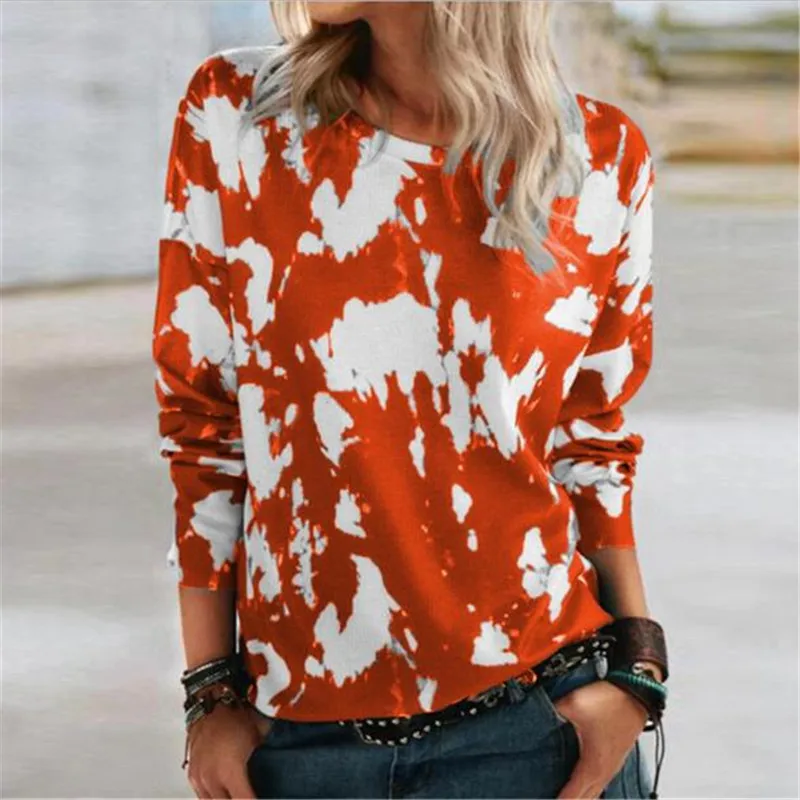 Wholesale Women Round Neck Shirt 2021 Newest Fashion Printed Long Sleeve Tops Women Casual Pullover HF-116013, Picture shown
Wholesale Women Round Neck Shirt 2021 Newest Fashion Printed Long Sleeve Tops Women Casual Pullover HF-116013, Picture shown