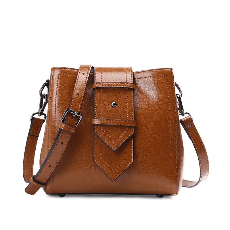 Luxury Genuine Leather Bags Vintage Brown Women Messenger Bag Ladies Shoulder Bags 2019
Luxury Genuine Leather Bags Vintage Brown Women Messenger Bag Ladies Shoulder Bags 2019