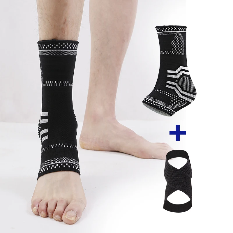 Low MOQ Custom Logo Adjustable Elastic Knitting Ankle Sleeve Compression Ankle Protection Gym Support Nylon Ankle Brace, Black
Low MOQ Custom Logo Adjustable Elastic Knitting Ankle Sleeve Compression Ankle Protection Gym Support Nylon Ankle Brace, Black