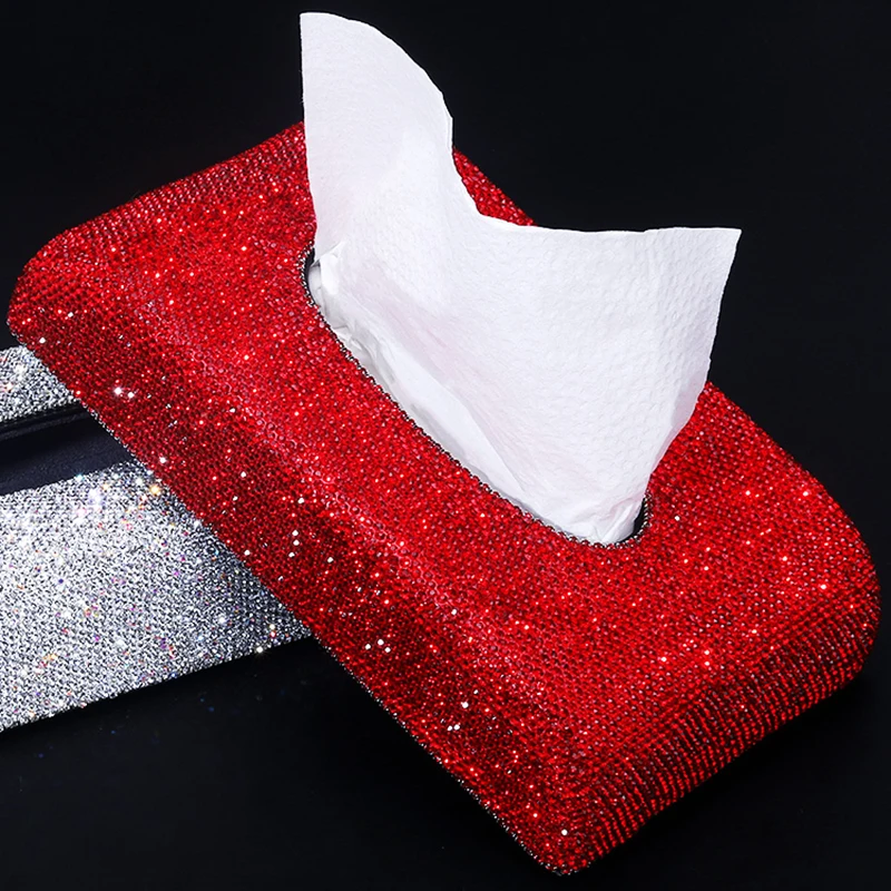 Home and Car Tissue Box Towel Sets Car Dashboard Tissue Box Holder Auto Interior Storage Decoration Rhinestone Car Accessories, White/red/purple
Home and Car Tissue Box Towel Sets Car Dashboard Tissue Box Holder Auto Interior Storage Decoration Rhinestone Car Accessories, White/red/purple