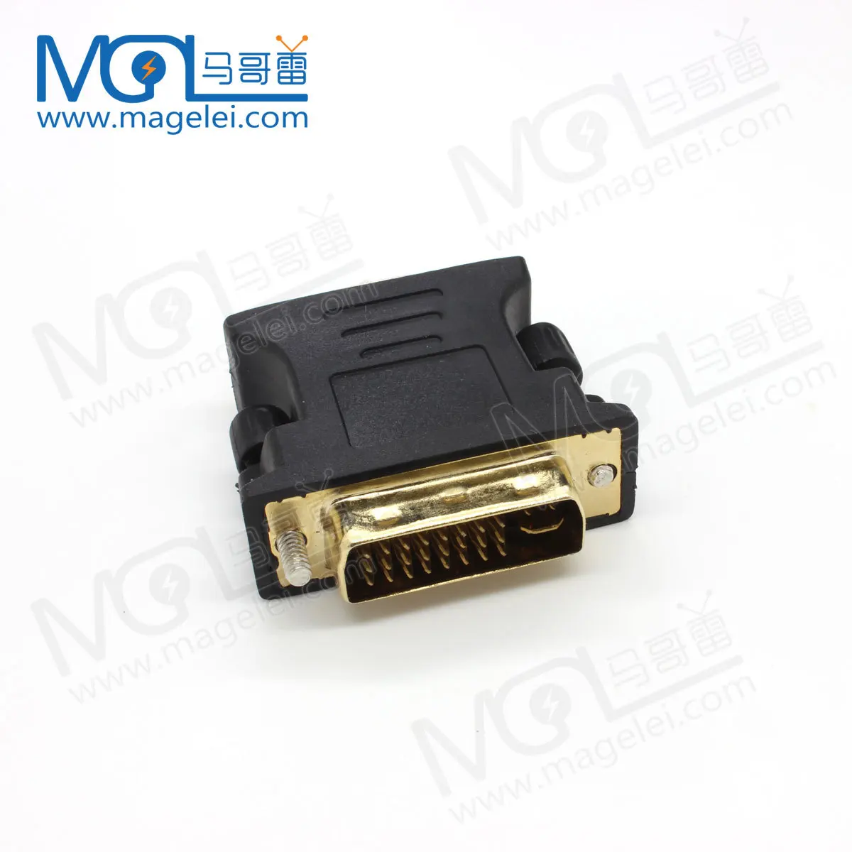 DVI-I 24+5 Male to VGA Female Converter DVI to VGA Adapter VGA Monitors for Video Cards Digital Signals - ANKUX.COM