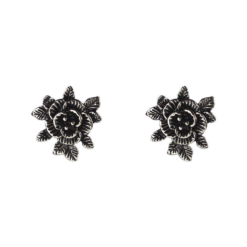 New Vintage Sliver Stainless Steel Geometry Earrings Mini Flower Stud Earrings Women
New Vintage Sliver Stainless Steel Geometry Earrings Mini Flower Stud Earrings Women