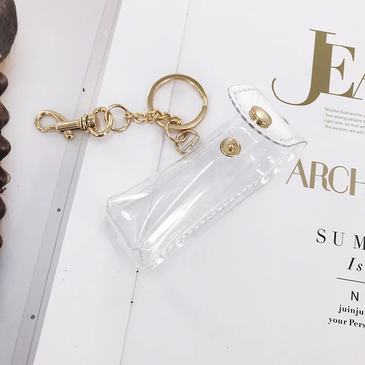 Wholesale Fashion Travel Small Mini Transparent Clear PVC Women lipstick Carry Storage Case Cosmetic Makeup Bag with Key Chain
Wholesale Fashion Travel Small Mini Transparent Clear PVC Women lipstick Carry Storage Case Cosmetic Makeup Bag with Key Chain