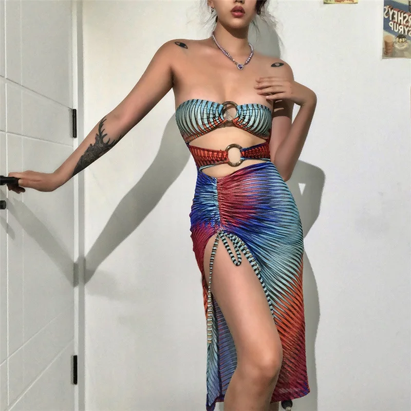 New Arrival Streetwear Ruched Drawstring Sexy Split Casual Womens Outfits Midi Dress Summer Women Bodycon Summee Dress, Shown
New Arrival Streetwear Ruched Drawstring Sexy Split Casual Womens Outfits Midi Dress Summer Women Bodycon Summee Dress, Shown