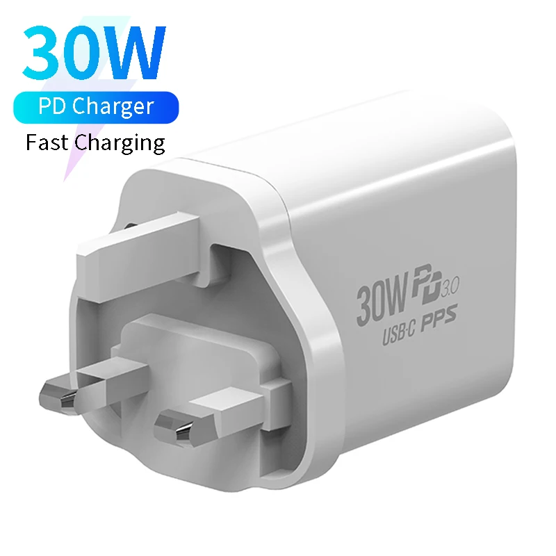 HUNDA hot sale UK plug white black USB power charger universal pd 3.0 USB C PPS fast wall charger for cell phones
HUNDA hot sale UK plug white black USB power charger universal pd 3.0 USB C PPS fast wall charger for cell phones