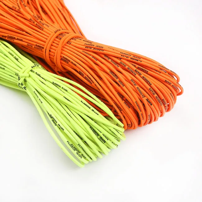 Elastic Rope Colored Elastic Thread Colored Thai Latex High Cord Elastic Stretch 2mm 2mm Purple Green Khaki Rubber 100 Meters, White.black ,color card , custom color
Elastic Rope Colored Elastic Thread Colored Thai Latex High Cord Elastic Stretch 2mm 2mm Purple Green Khaki Rubber 100 Meters, White.black ,color card , custom color