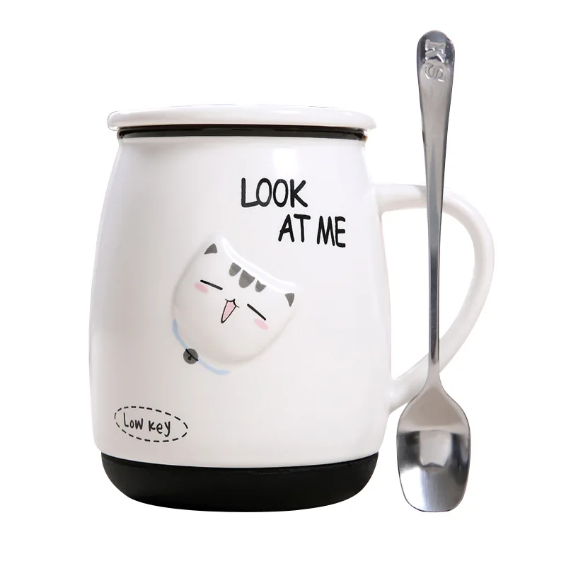 Zogift Wholesale Sublimation Ceramic Coffee Mugs Cup with Spoon Lovely Cat Ceramic Coffee Mug Cups, As per picture
Zogift Wholesale Sublimation Ceramic Coffee Mugs Cup with Spoon Lovely Cat Ceramic Coffee Mug Cups, As per picture