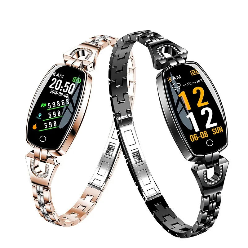 Ready to ship Lady H8 Smart watch for women Sport Fitness tracker Heart Rate Smart watch, Black golden silver
Ready to ship Lady H8 Smart watch for women Sport Fitness tracker Heart Rate Smart watch, Black golden silver