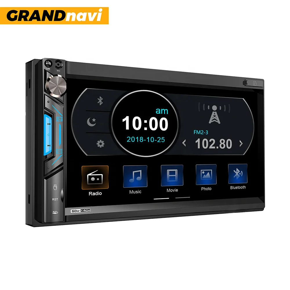 Grandnavi Portable Car Radio Carplay Android Auto Fm Car Stereo Radio