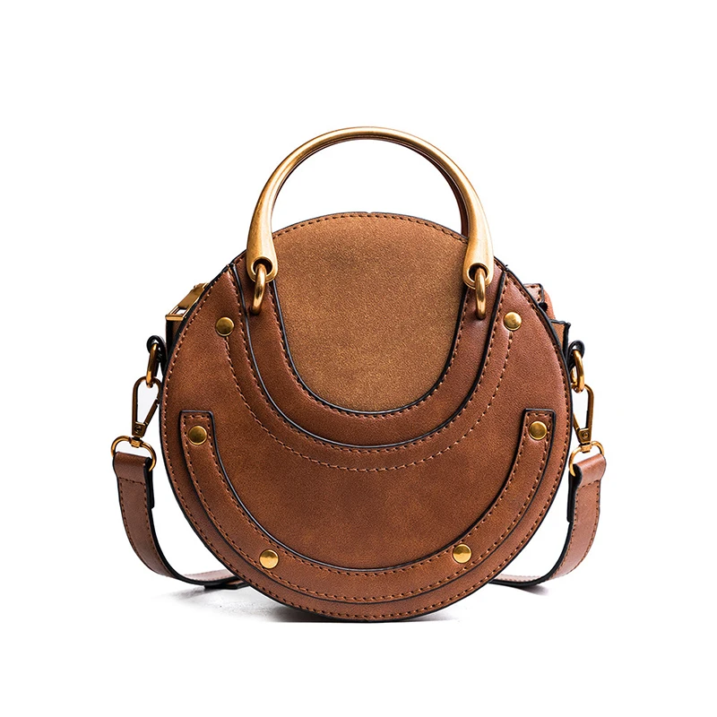 Round Shape Lady Girl Handbag Crossbody Bag Rivet Pu Leather Shoulder Bag Wholesale
Round Shape Lady Girl Handbag Crossbody Bag Rivet Pu Leather Shoulder Bag Wholesale