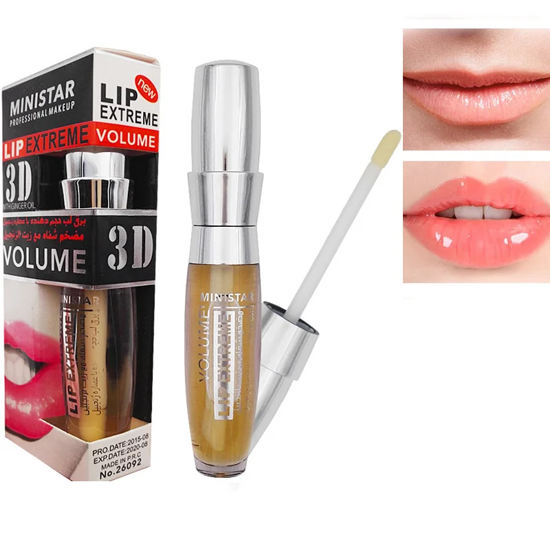 Ministar Sexy Full Lips Care Makeup 3d Volume Lipgloss Tint Lip Plumper