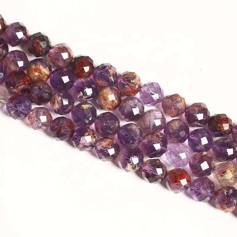 Wholesale Natural Gemstone 6 8 10mm Amethyst Phantom Beads Quartz Crystal Beads for Jewelry Making Diy
Wholesale Natural Gemstone 6 8 10mm Amethyst Phantom Beads Quartz Crystal Beads for Jewelry Making Diy