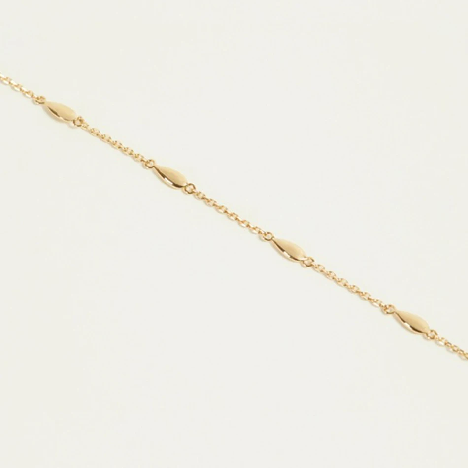 Fine Jewelry Minimalist Bracelet Luxury Band 925 Sterling Silver 18k Gold Plated Drop Shape Charm Bracelet For Woman, Customized color
Fine Jewelry Minimalist Bracelet Luxury Band 925 Sterling Silver 18k Gold Plated Drop Shape Charm Bracelet For Woman, Customized color