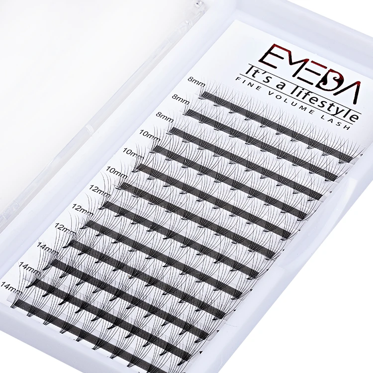 Glue bonded short stem premade fan eyelash individual eyelash extension vendor, All color
Glue bonded short stem premade fan eyelash individual eyelash extension vendor, All color