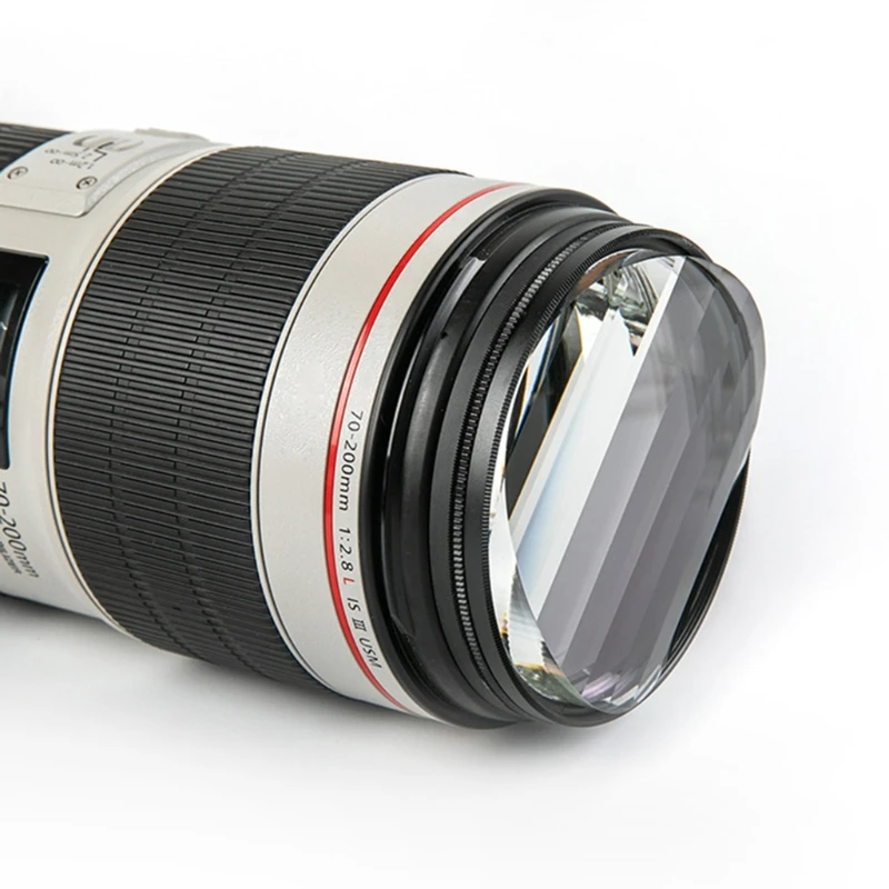 77mm Kaleidoscope Prism Linear Prism Filter Camera Glass Filter Variable Number Of Shooting Objects Special Effects Filter, Transparent
77mm Kaleidoscope Prism Linear Prism Filter Camera Glass Filter Variable Number Of Shooting Objects Special Effects Filter, Transparent