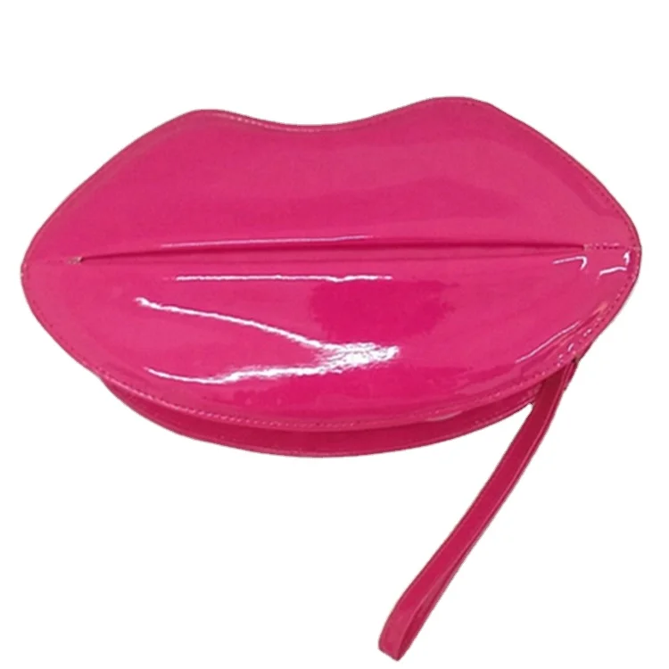 Makeup Travel Fashion Custom Design Lip Shaped Cosmetic Bag 
Makeup Travel Fashion Custom Design Lip Shaped Cosmetic Bag