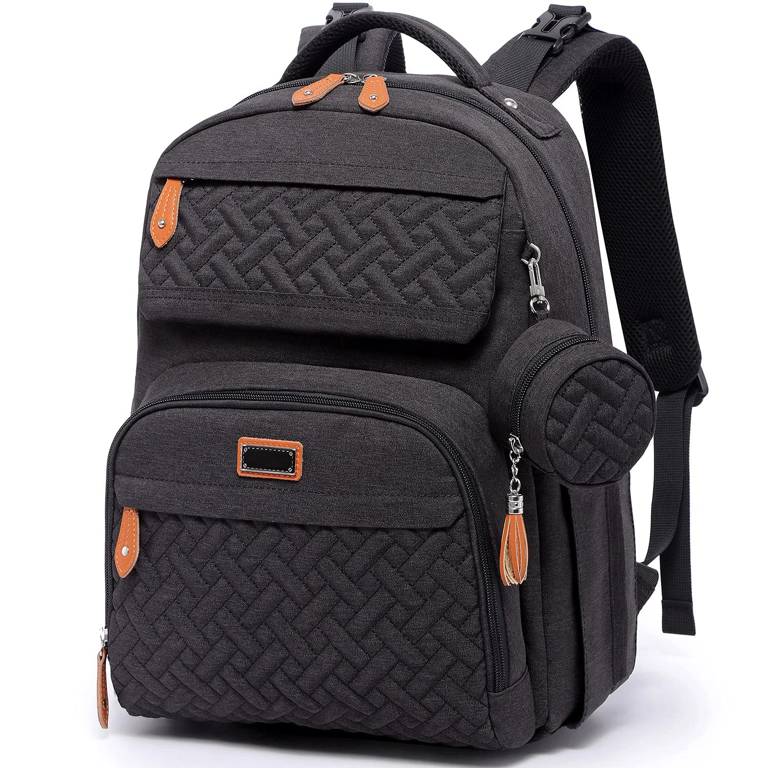 Black waterproof mummy baby baby bag polyester infant nappy backpack high quality diaper bag
Black waterproof mummy baby baby bag polyester infant nappy backpack high quality diaper bag
