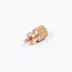 Customized aluminum CNC Machining parts brass copper nuts