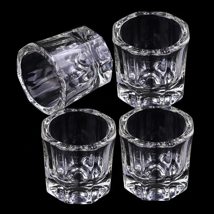 Factory wholesale octagonal crystal cup acrylic liquid powder disposal glass nail crystal cup, Clear
Factory wholesale octagonal crystal cup acrylic liquid powder disposal glass nail crystal cup, Clear