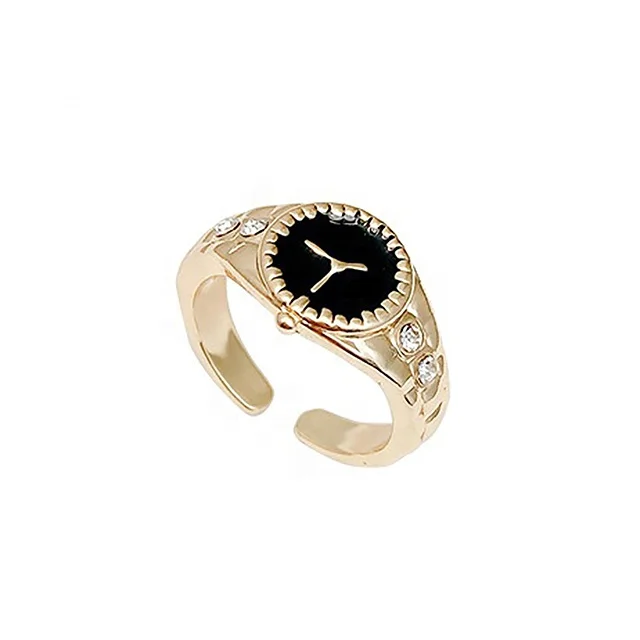 ADELANTE Wholesale Fashion and High Quality Personalized Style Finger Watch Ring, Gold
ADELANTE Wholesale Fashion and High Quality Personalized Style Finger Watch Ring, Gold