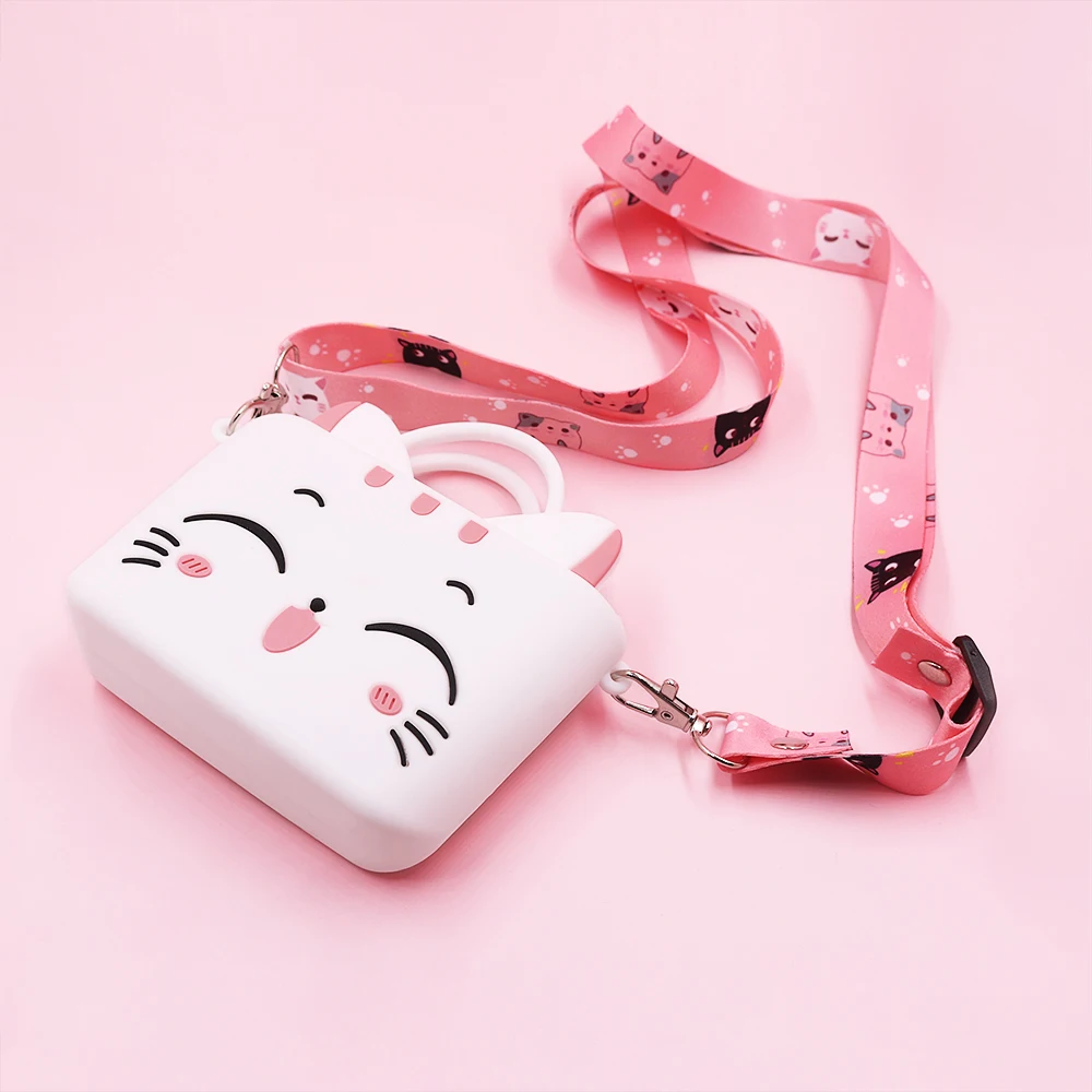 Cute Cartoon Happy cat Silicone Pouch Zipper Wallet Mini Coin Purse, Multiple colors
Cute Cartoon Happy cat Silicone Pouch Zipper Wallet Mini Coin Purse, Multiple colors