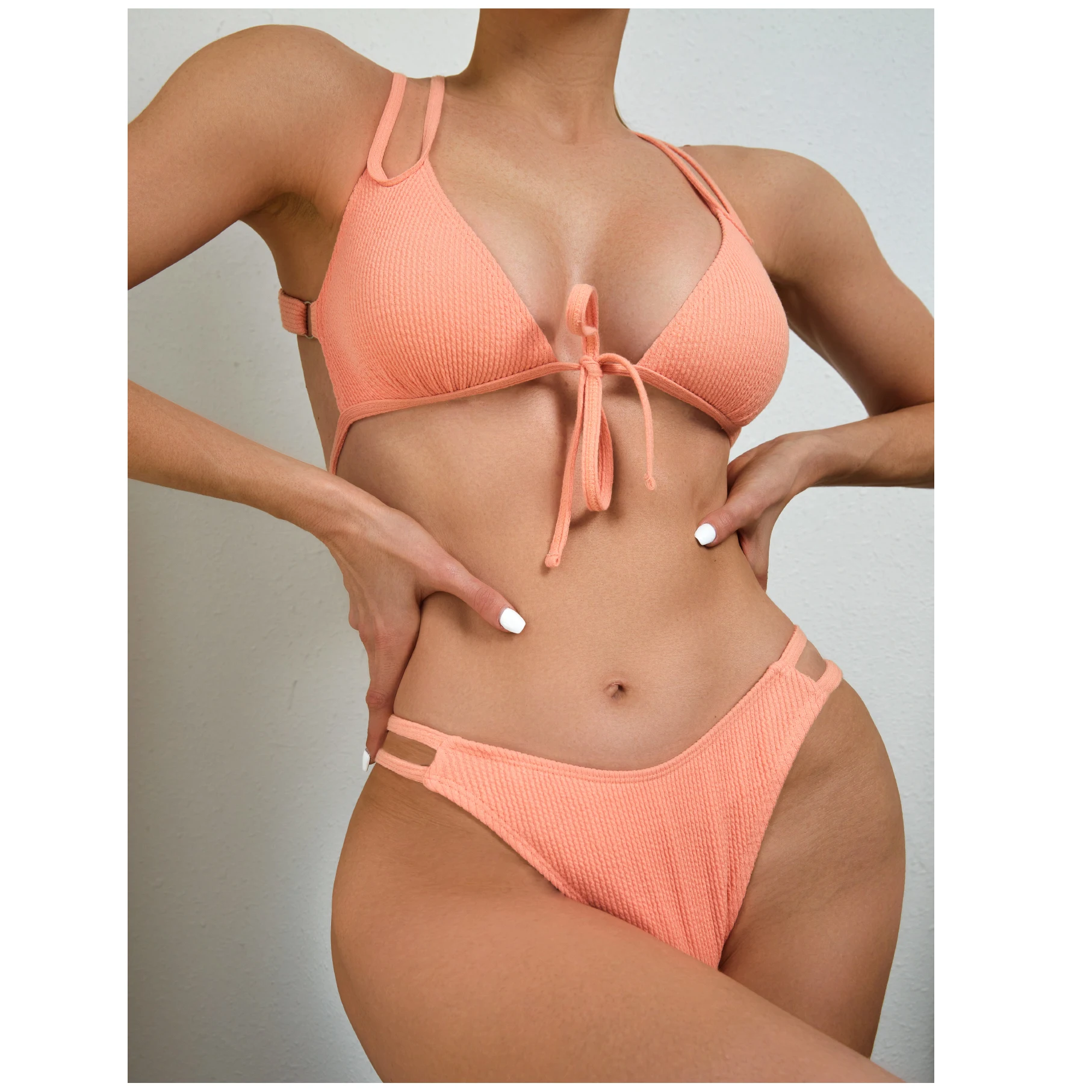 copyright design custom logo label tag 2021 orange ribbed swimsuit designer cutout ribbed orange swimwear, Solid
copyright design custom logo label tag 2021 orange ribbed swimsuit designer cutout ribbed orange swimwear, Solid