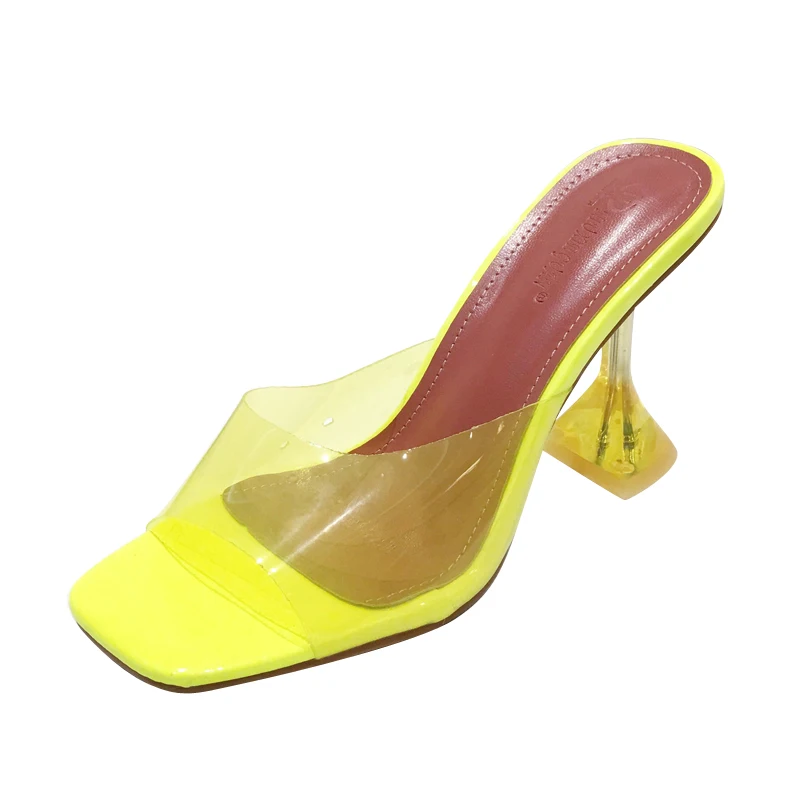 GY322-ABC Fashion Personality Elegant Women Shoes PVC Clear Peep Toe Sandals Crystal Heel Summer High Heels Slippers, Yellow, transparent
GY322-ABC Fashion Personality Elegant Women Shoes PVC Clear Peep Toe Sandals Crystal Heel Summer High Heels Slippers, Yellow, transparent