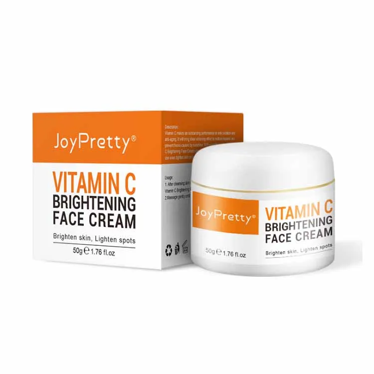 Hot Sale Natural Organic Vitamin C Whitening Cream Anti Freckle Blemish Brighten Moisturizing Hyaluronic VC Face Cream
Hot Sale Natural Organic Vitamin C Whitening Cream Anti Freckle Blemish Brighten Moisturizing Hyaluronic VC Face Cream