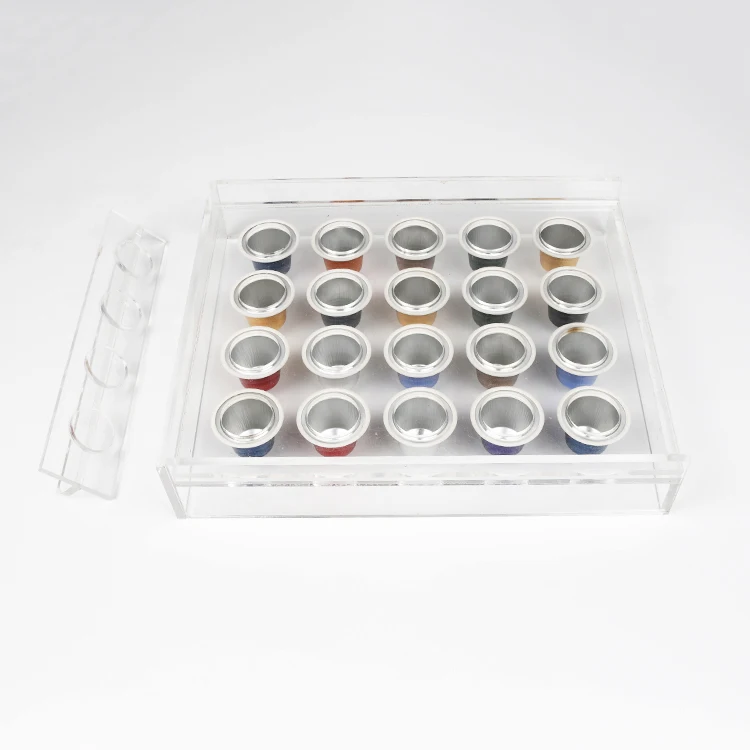 20 holes Hand Filling Tools Nespresso Pod Coffee Capsule Manual Filler Tray, Transparent
20 holes Hand Filling Tools Nespresso Pod Coffee Capsule Manual Filler Tray, Transparent