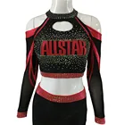OEM custom youth cheerleader custom cheer costume uniforms