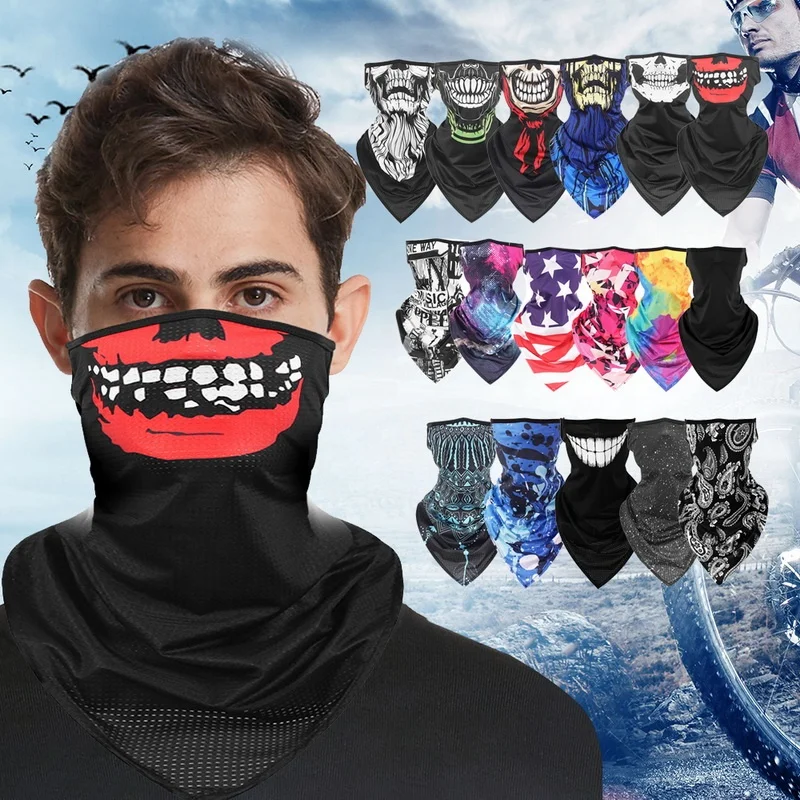 Wholesale Men Ice Silk Sun screen Triangle Scarf outdoor sport face shield scarf, Multicolor
Wholesale Men Ice Silk Sun screen Triangle Scarf outdoor sport face shield scarf, Multicolor