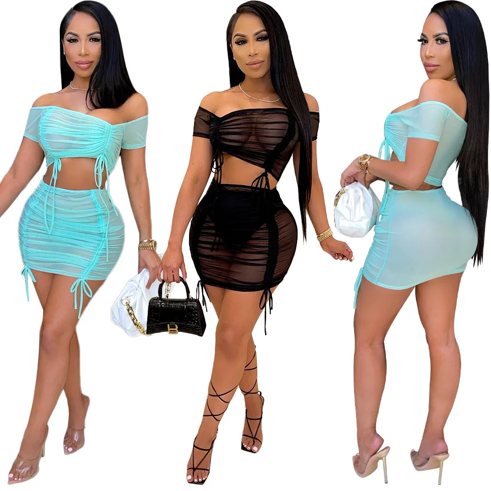2021 Sexy Hot Selling Waist Off Shoulder 2 Pieces Hollow out Short Sleeve Women Sets Two Piece
2021 Sexy Hot Selling Waist Off Shoulder 2 Pieces Hollow out Short Sleeve Women Sets Two Piece