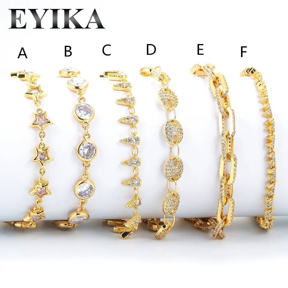 white Christmas gift high quality bracelet with cz stone charm tennis bracelet Eyika
white Christmas gift high quality bracelet with cz stone charm tennis bracelet Eyika