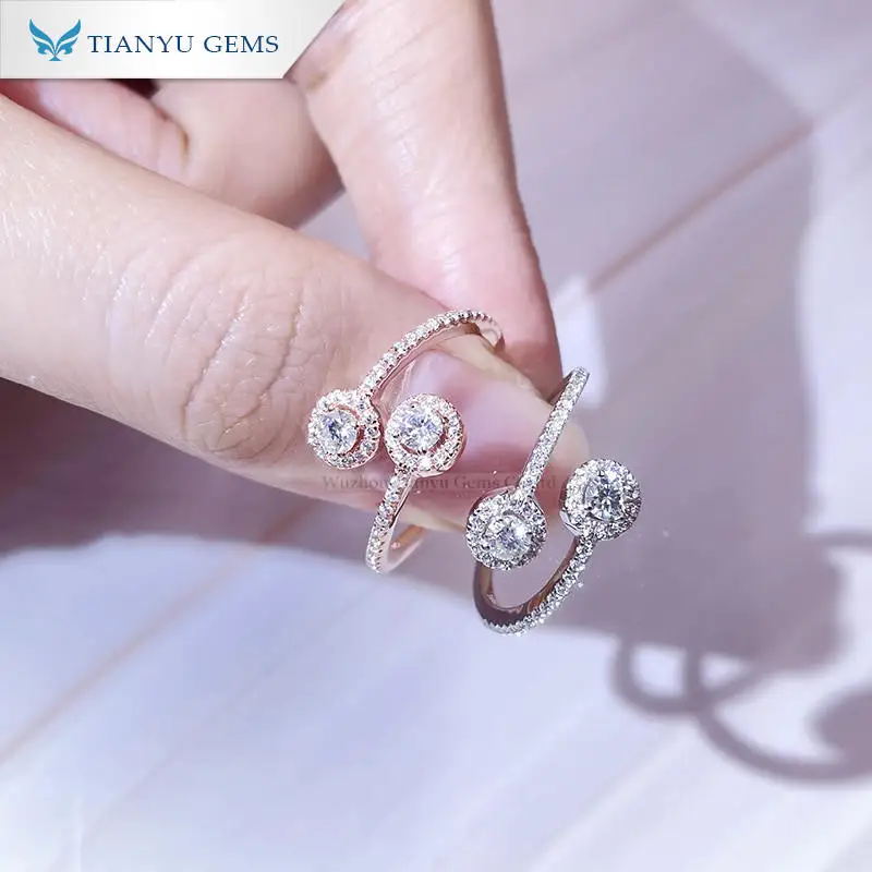Tianyu fine jewelry round moissanite women wedding 18k white gold plated 925 sterling silver rings for women
Tianyu fine jewelry round moissanite women wedding 18k white gold plated 925 sterling silver rings for women