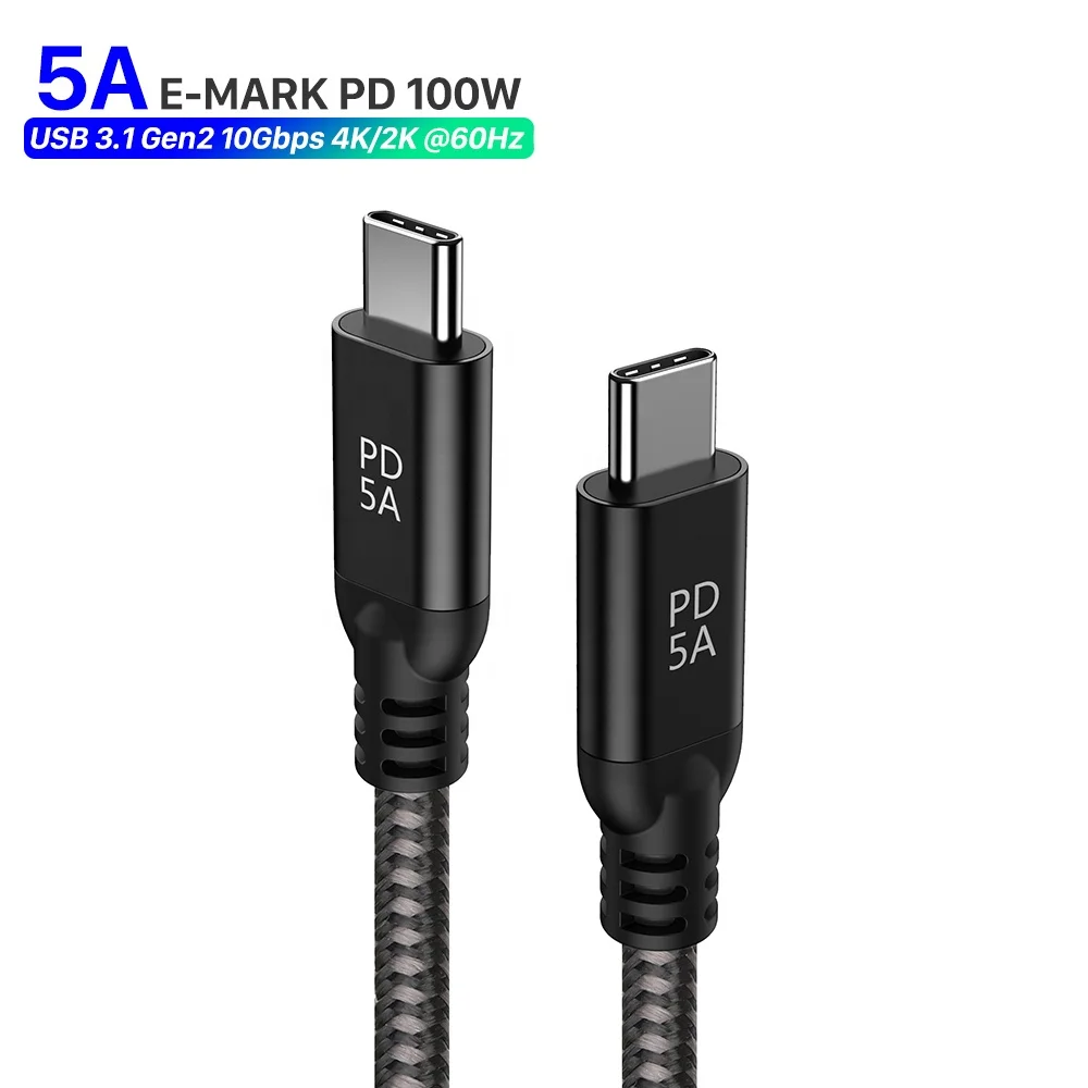 Computer charge 100W USB type-c to type C Male to Male usb 3.1 phone charger usb c data cable for Macbook
Computer charge 100W USB type-c to type C Male to Male usb 3.1 phone charger usb c data cable for Macbook