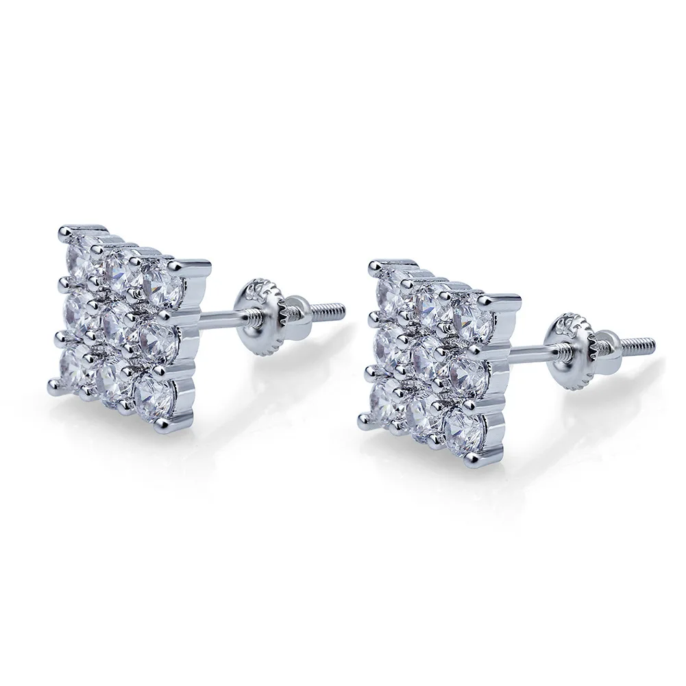 Punk Fashion Iced Out Crystal Stud Earrings Shiny Gold Silver Color Square For Women Fashion AAA Cubic Zircon Earrings Jewelry
Punk Fashion Iced Out Crystal Stud Earrings Shiny Gold Silver Color Square For Women Fashion AAA Cubic Zircon Earrings Jewelry