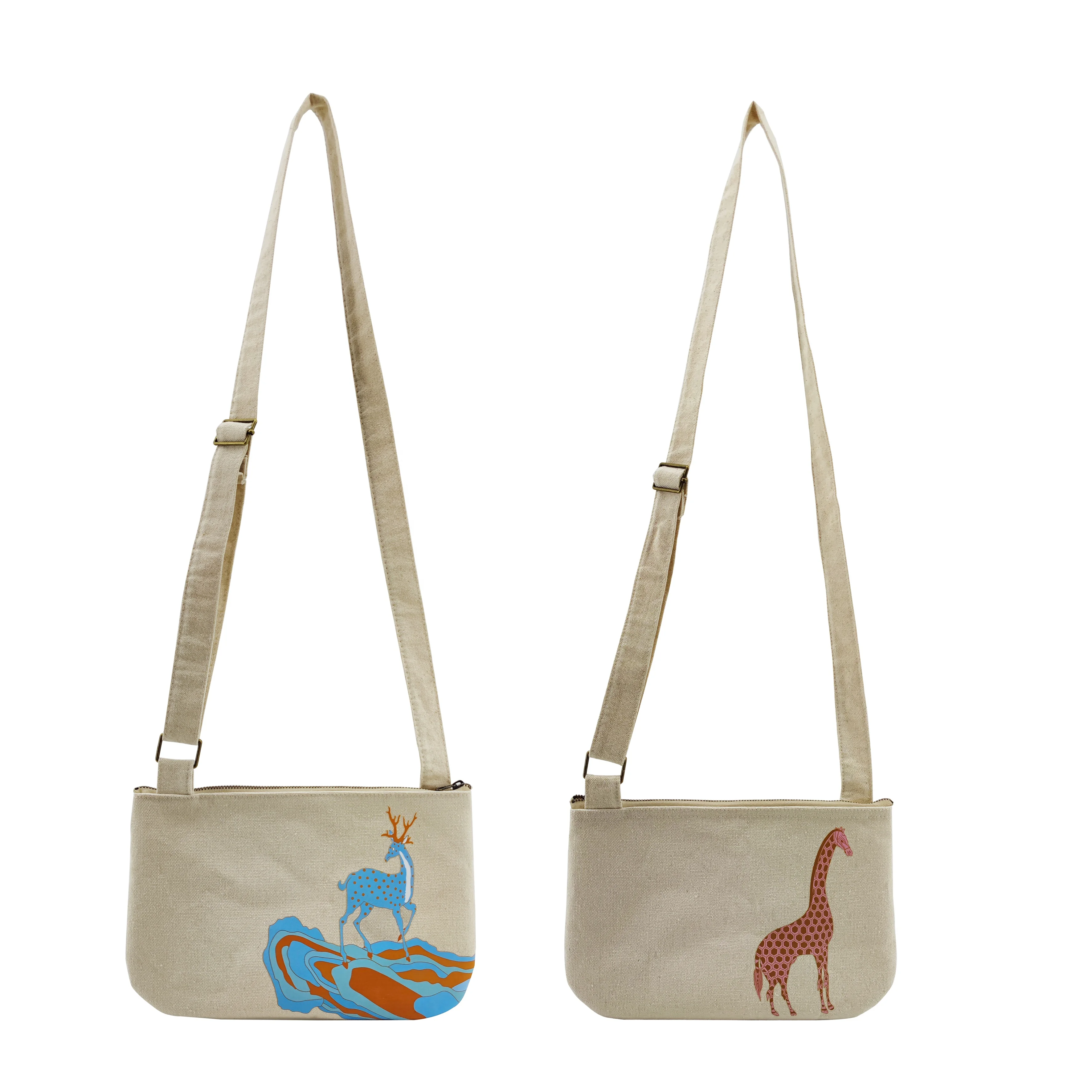 2021 new design Promotional Printing Reusable cotton canvas crossbody Messenger tote Bag for women and girl, Natural&black
2021 new design Promotional Printing Reusable cotton canvas crossbody Messenger tote Bag for women and girl, Natural&black
