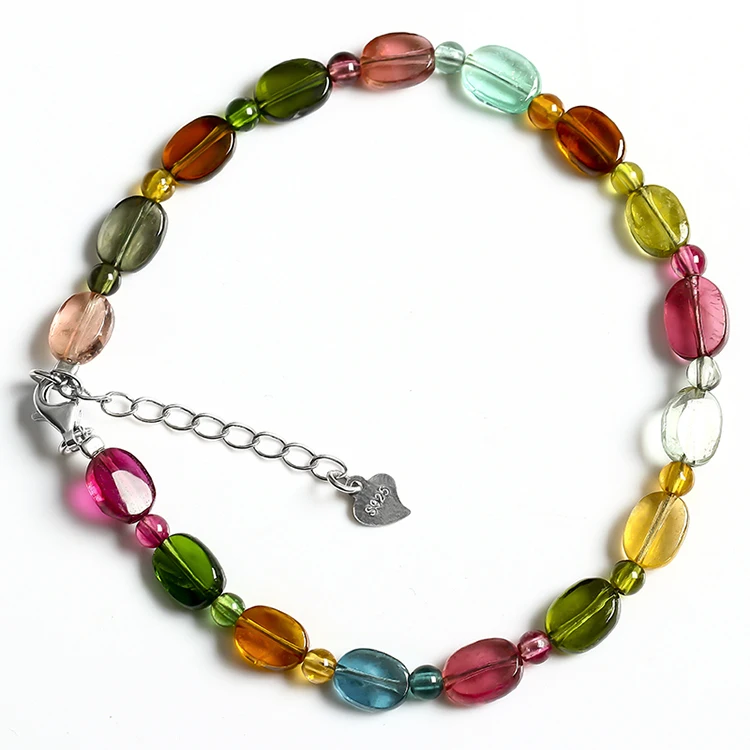 Novel And Colorful Fashion Bead Vintage Solid Silver Multi Color Chain Crystal Bracelet
Novel And Colorful Fashion Bead Vintage Solid Silver Multi Color Chain Crystal Bracelet