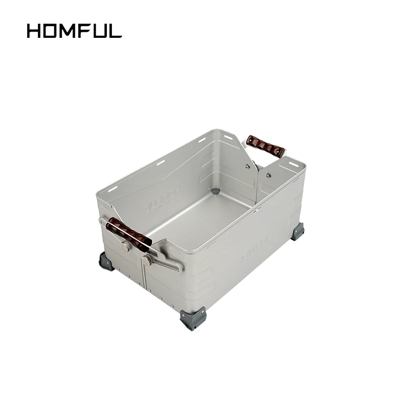 Homful new arrival outdoor camping glamping multi-function aluminum alloy folding storage box
Homful new arrival outdoor camping glamping multi-function aluminum alloy folding storage box
