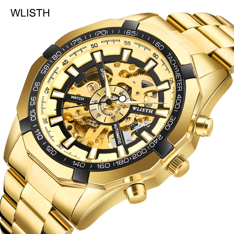 WLISTH hot sale luxury mens mechanical watches stainless steel band automatic watches wholesale, 3 colors
WLISTH hot sale luxury mens mechanical watches stainless steel band automatic watches wholesale, 3 colors