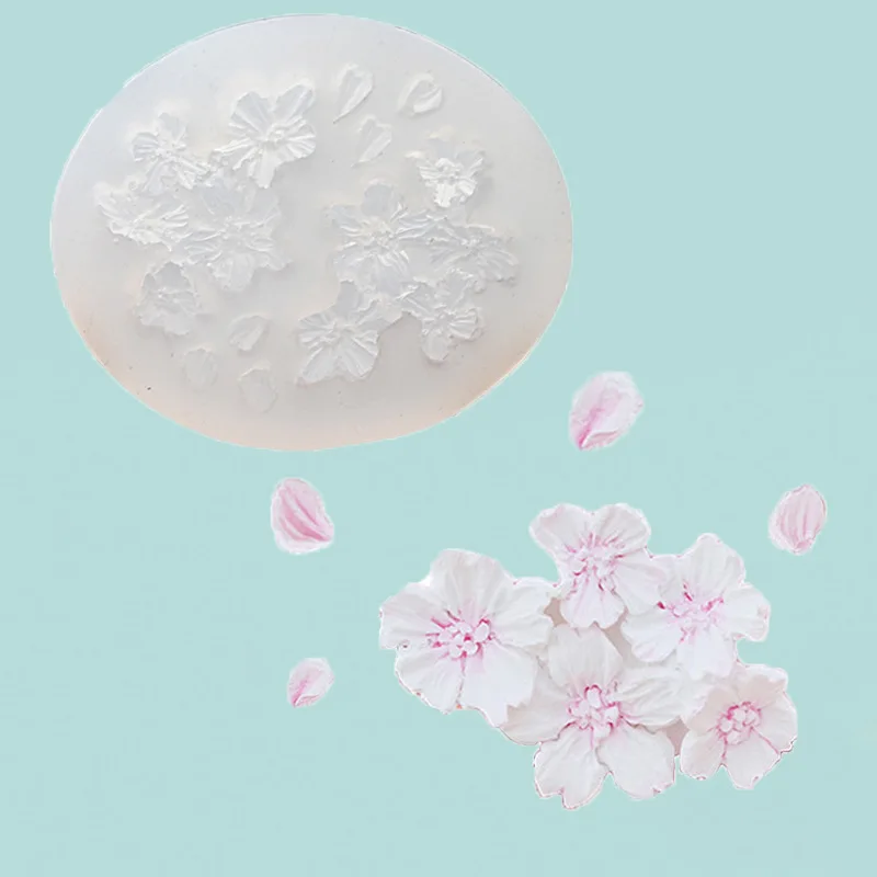 DIY Mold Japanese Small Cherry Blossom Flower Fondant Cake Chocolate Car Aroma Diffuser Silicone Mold Baking Pastry Accessories
DIY Mold Japanese Small Cherry Blossom Flower Fondant Cake Chocolate Car Aroma Diffuser Silicone Mold Baking Pastry Accessories