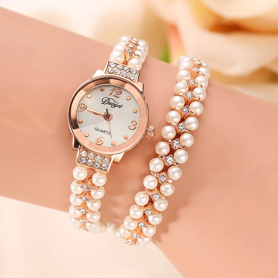 Luxurious Pearl Series Bracelet Watches 2 Pcs Set Fashion Exquisite Wrist Watch Women Quartz Watches Set
Luxurious Pearl Series Bracelet Watches 2 Pcs Set Fashion Exquisite Wrist Watch Women Quartz Watches Set