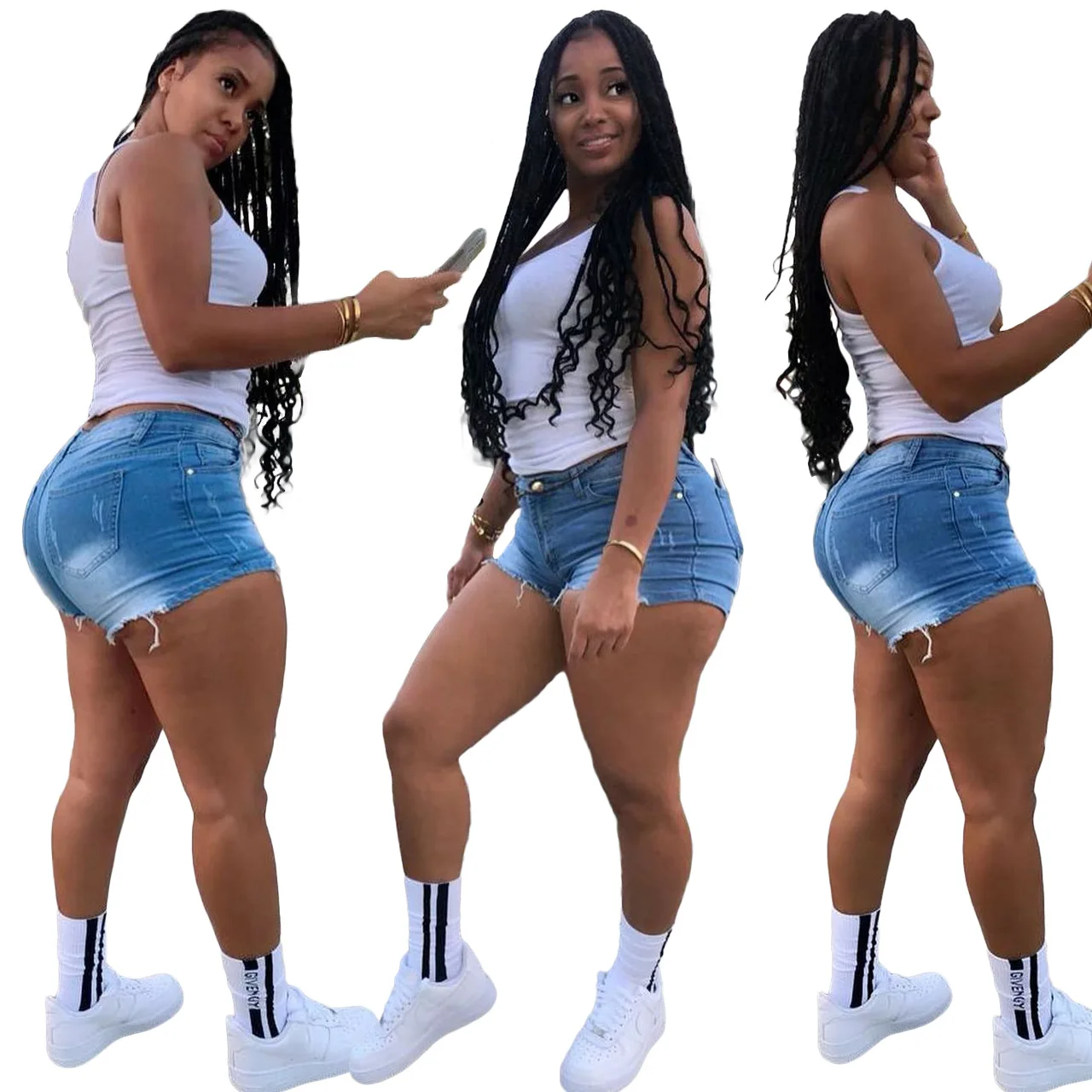 Latest 2021 Summer Stylish Denim Hot Short Pants Women Fashion Solid Washed Casual Ladies Sexy Short Jeans, Picture color
Latest 2021 Summer Stylish Denim Hot Short Pants Women Fashion Solid Washed Casual Ladies Sexy Short Jeans, Picture color